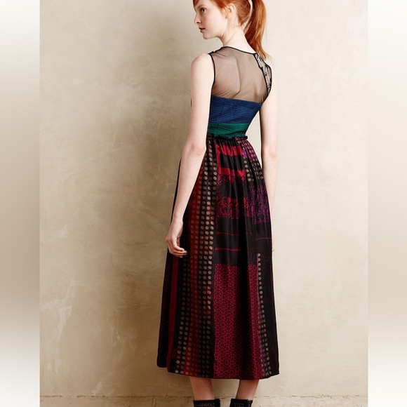 Anthropologie Niki Mahajan montage midi dress - Picture 8 of 8